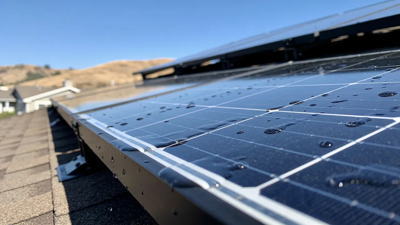 Why we use deionized water for solar panel cleaning (and why tap water leaves a film)