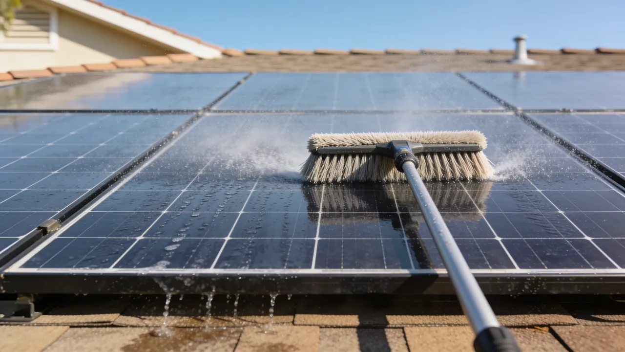 Soft Washing vs Pressure Washing Solar Panels